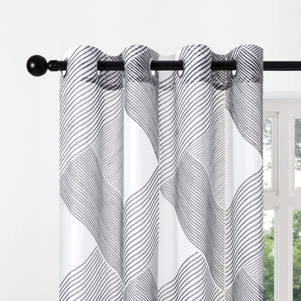 Classic Pleat Sheer Curtains - Deconovo US