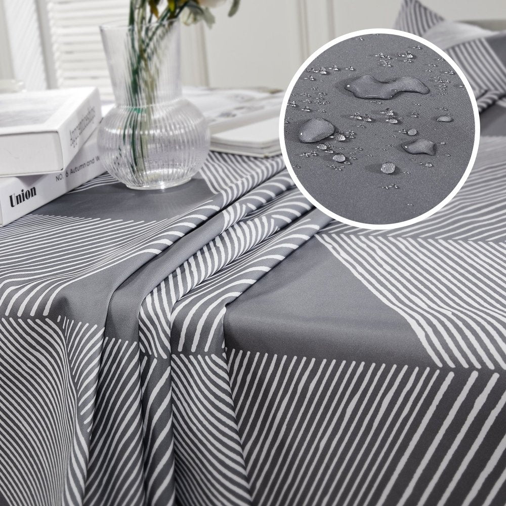 Classic Pleat Waterproof Tablecloth - Deconovo US