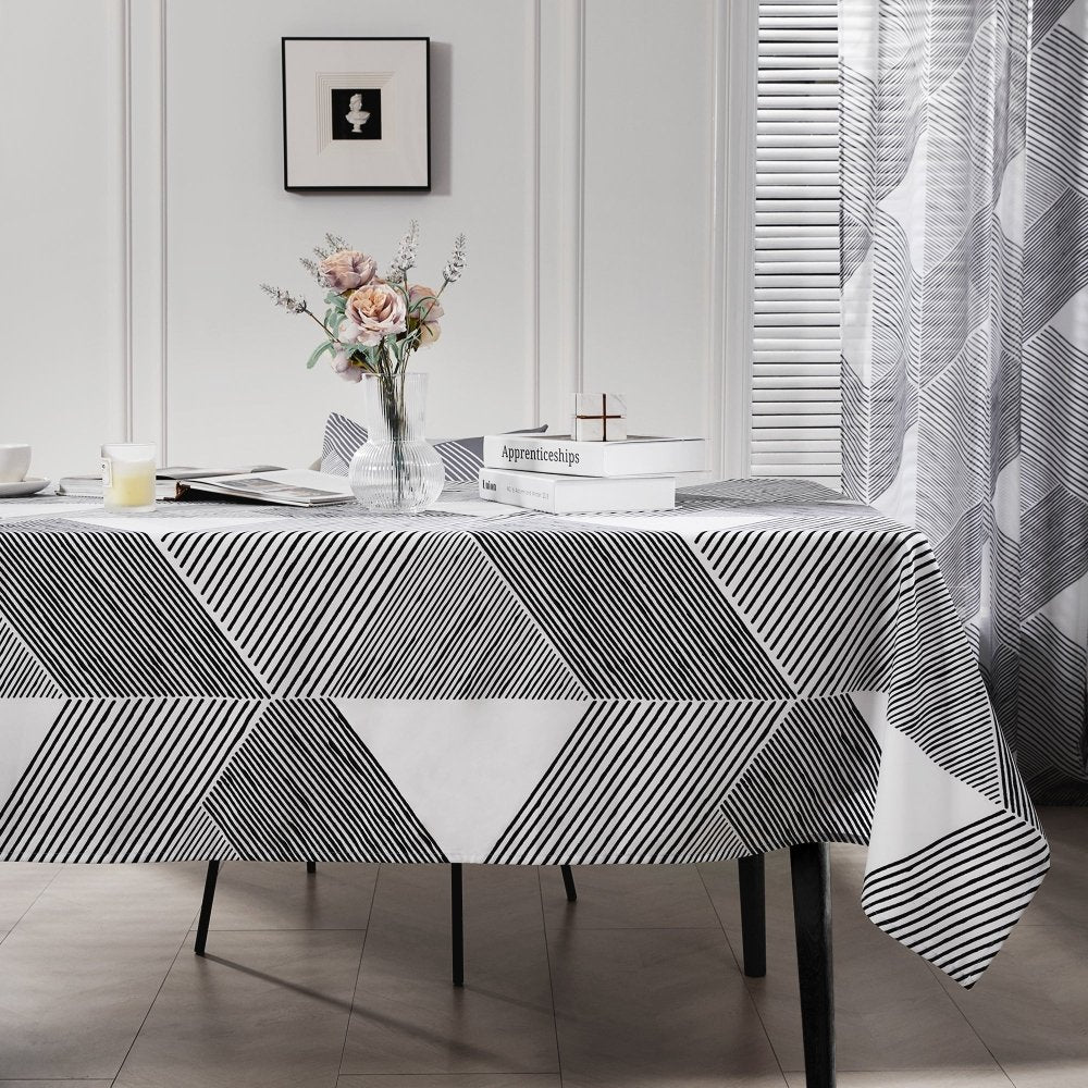 Classic Pleat Waterproof Tablecloth - Deconovo US