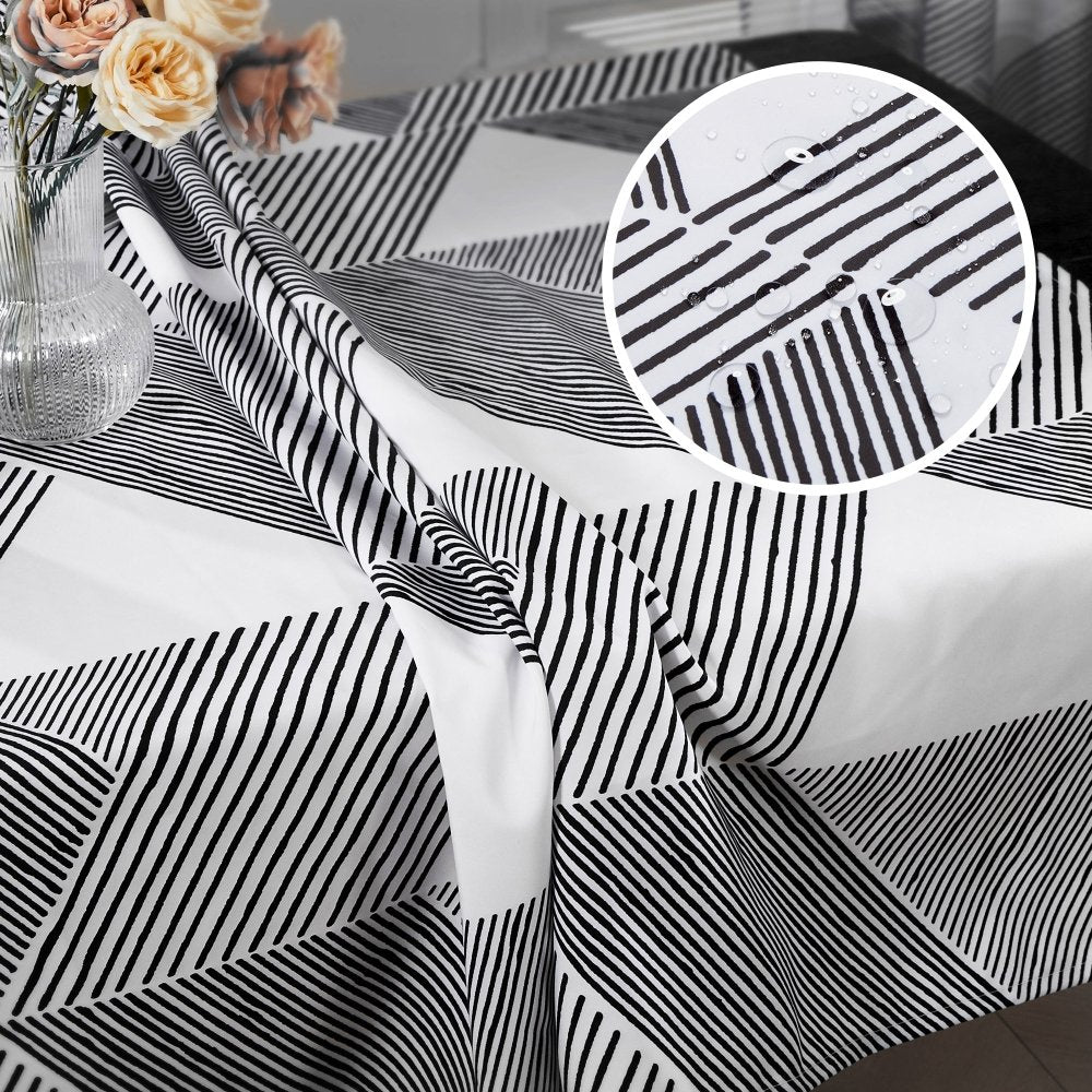 Classic Pleat Waterproof Tablecloth - Deconovo US