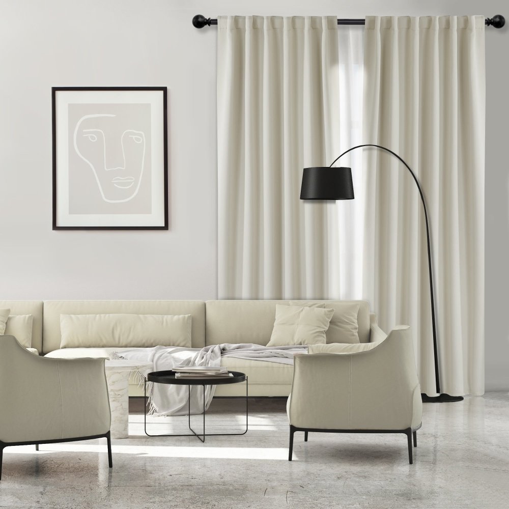 Deconovo Rod Pocket Thermal Insulated Blackout Curtains | 2 Panels - Deconovo US