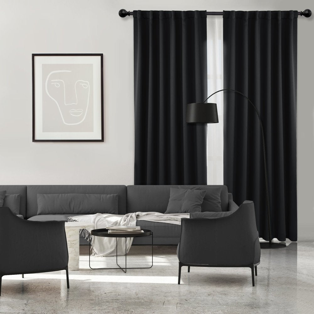 Deconovo Rod Pocket Thermal Insulated Blackout Curtains | 2 Panels - Deconovo US
