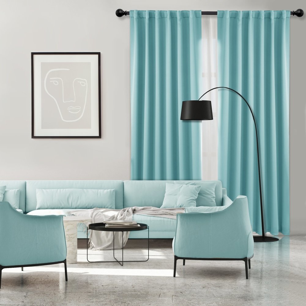 Deconovo Rod Pocket Thermal Insulated Blackout Curtains | 2 Panels - Deconovo US