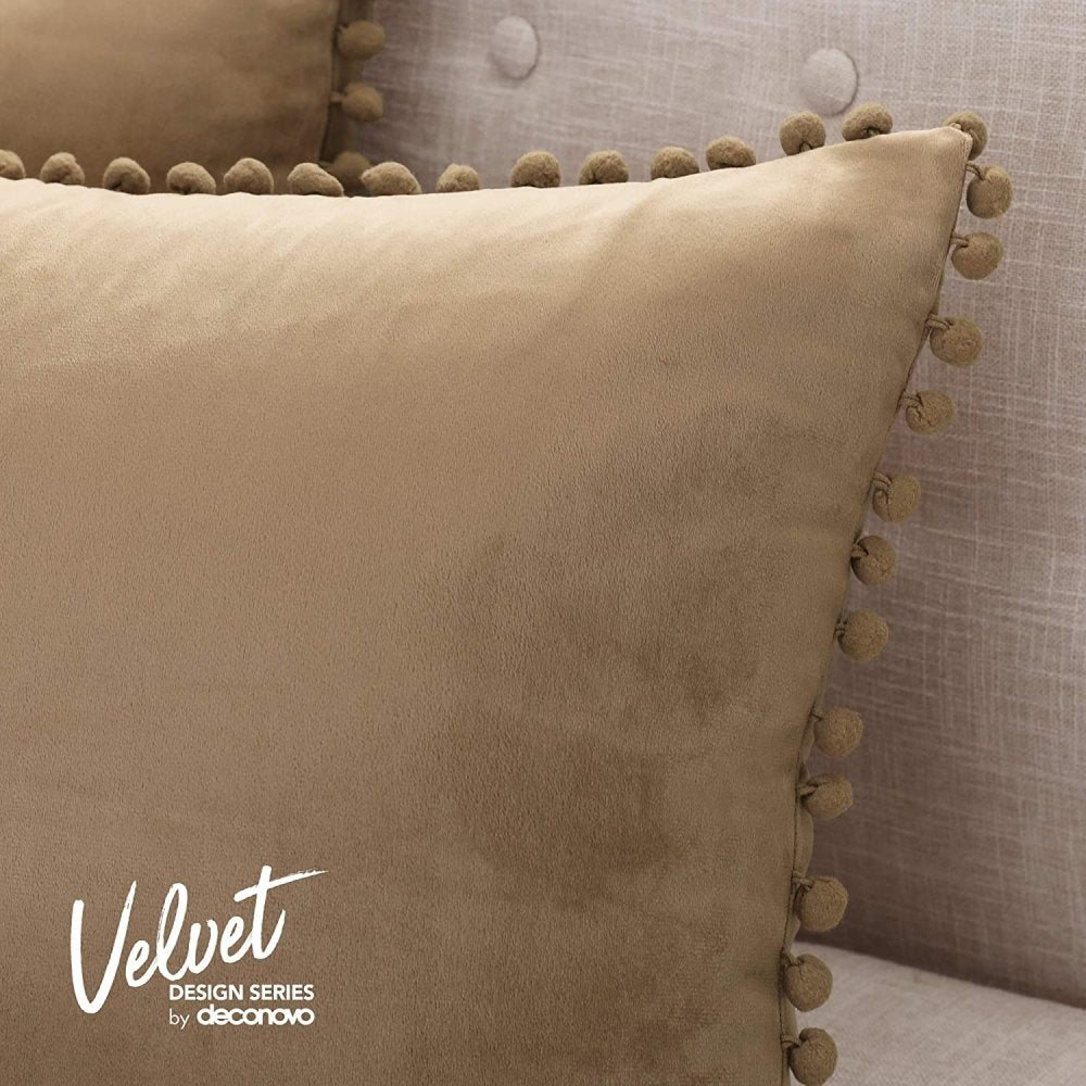 Deconovo Velvet Throw Pillow Covers for Living Room - Deconovo US