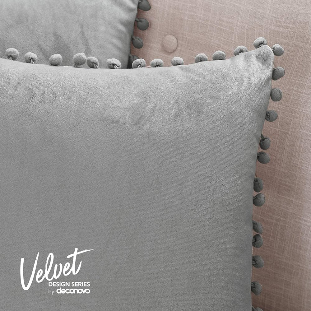 Deconovo Velvet Throw Pillow Covers for Living Room - Deconovo US