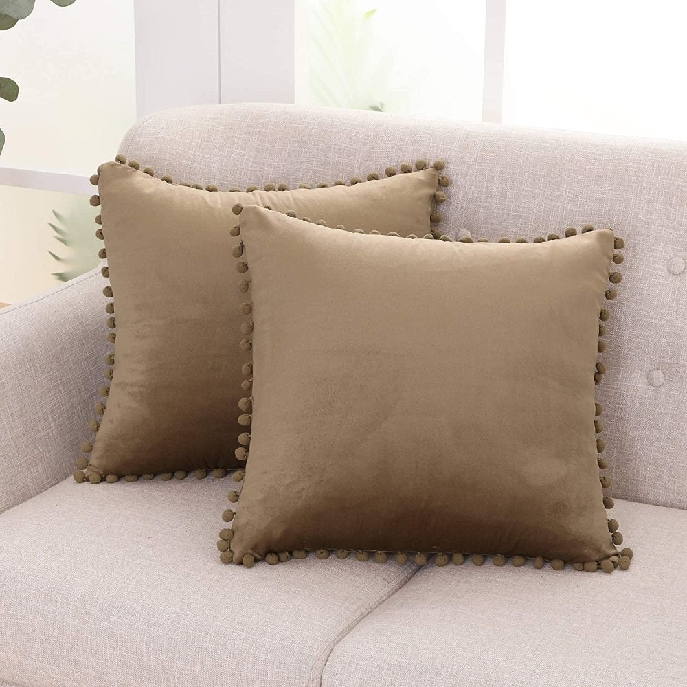 Deconovo Velvet Throw Pillow Covers for Living Room - Deconovo US