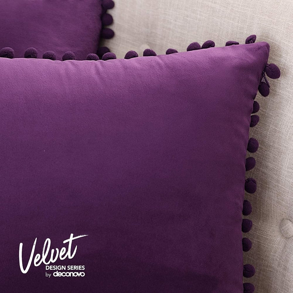 Deconovo Velvet Throw Pillow Covers for Living Room - Deconovo US