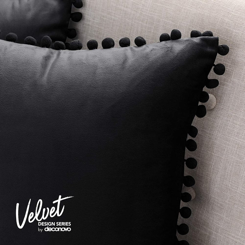 Deconovo Velvet Throw Pillow Covers for Living Room - Deconovo US