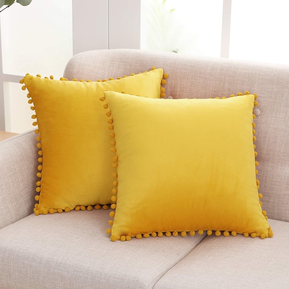 Deconovo Velvet Throw Pillow Covers for Living Room - Deconovo US