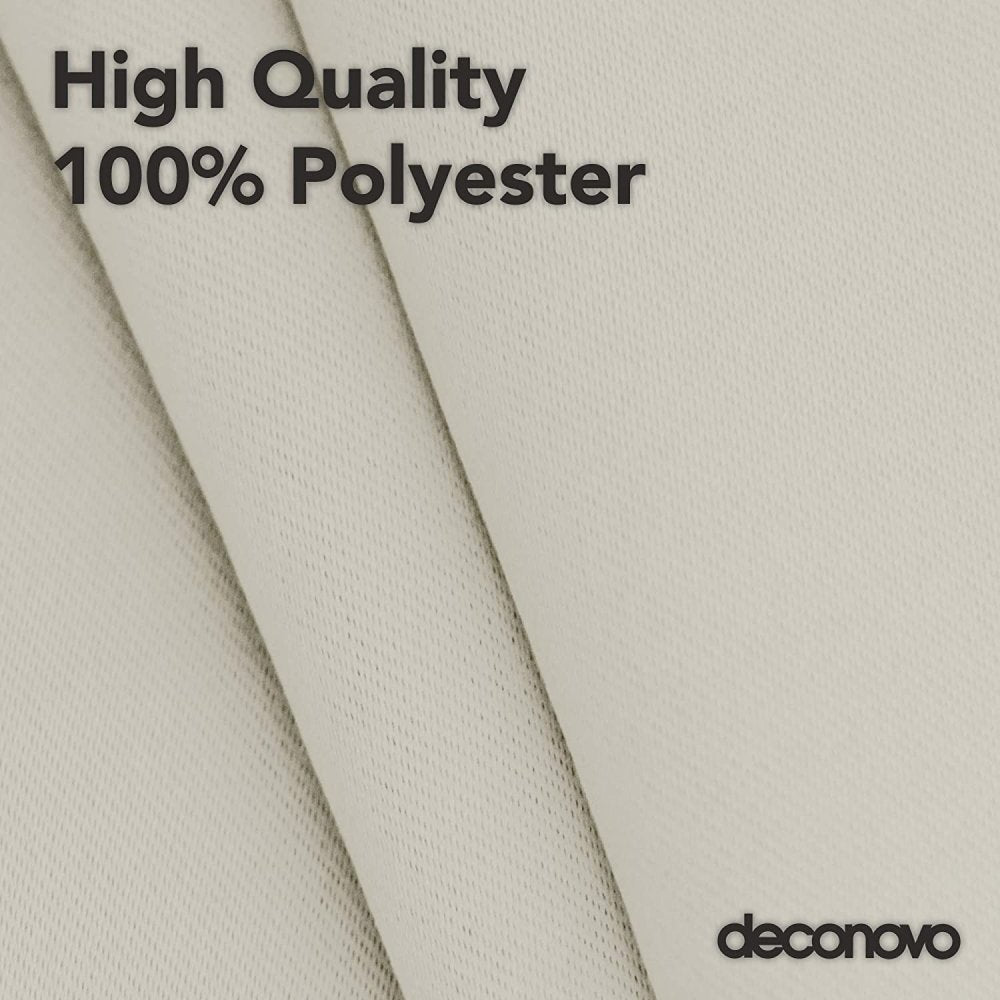 Solid Color Blackout Valance Curtains-Rod Pocket-1 Panel - Deconovo US