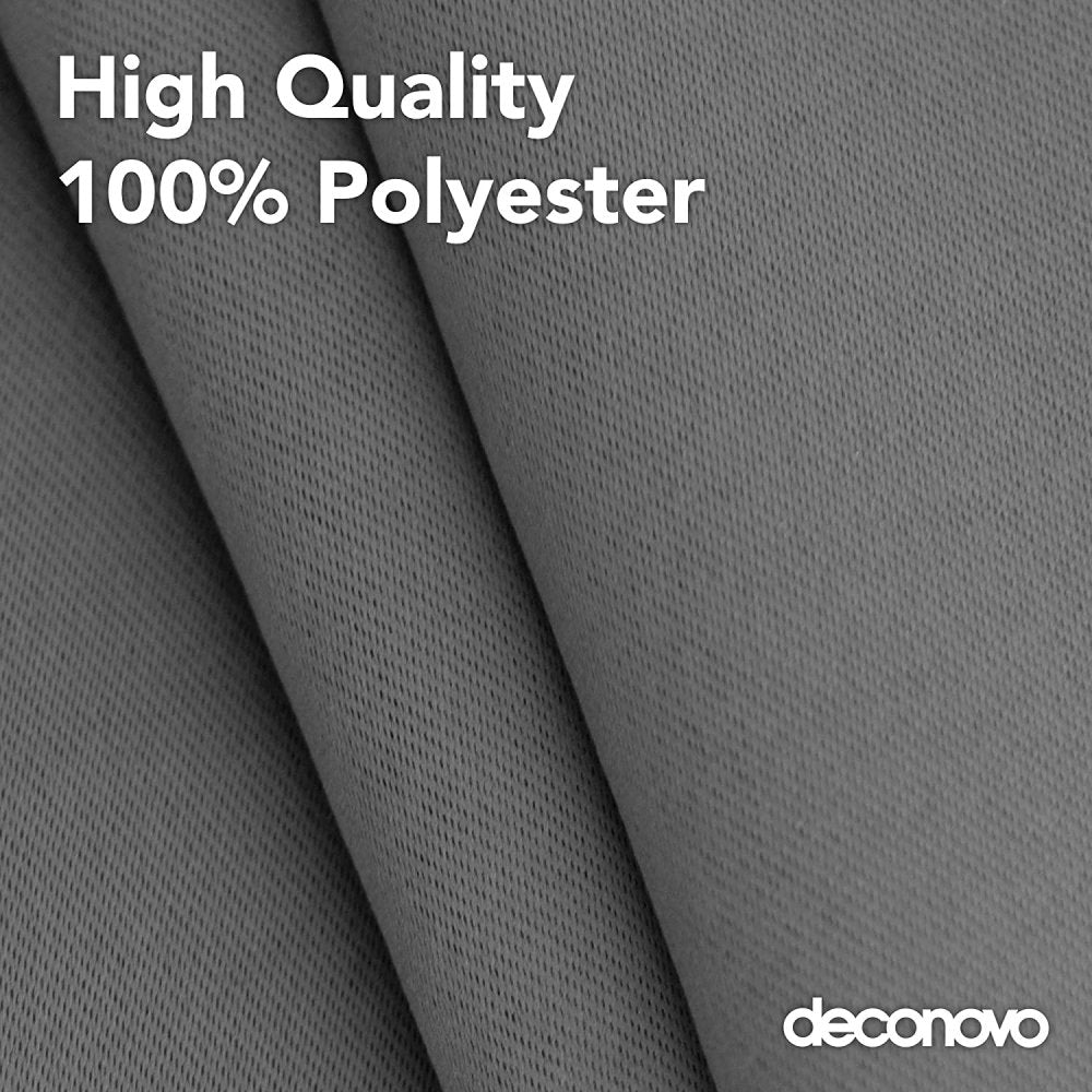 Solid Color Blackout Valance Curtains-Rod Pocket-1 Panel - Deconovo US