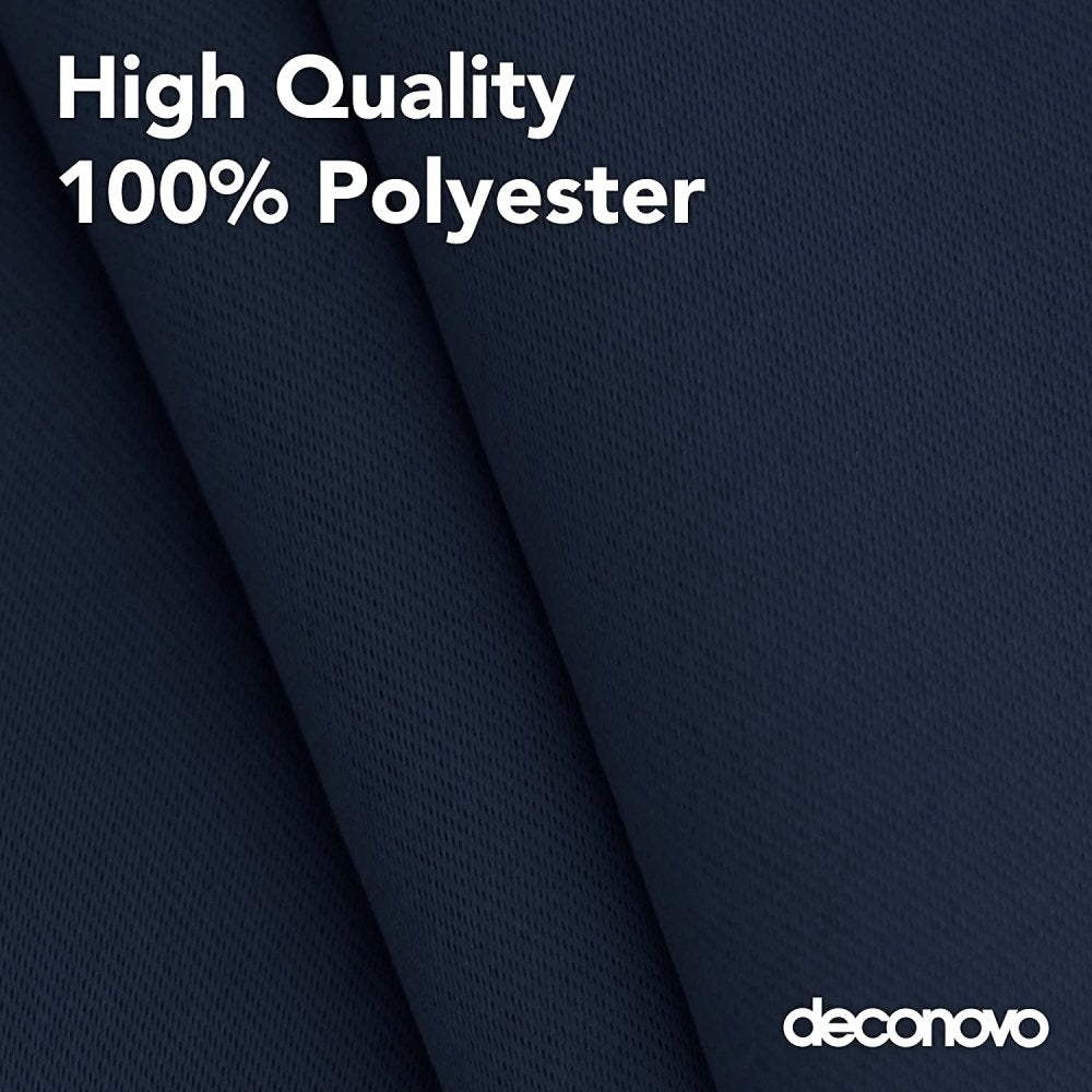 Solid Color Blackout Valance Curtains-Rod Pocket-1 Panel - Deconovo US