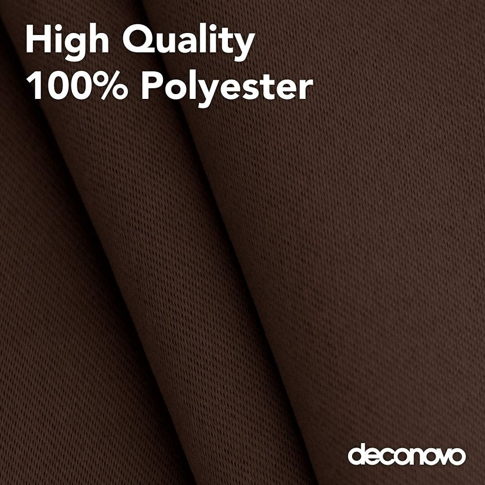 Solid Color Blackout Valance Curtains-Rod Pocket-1 Panel - Deconovo US