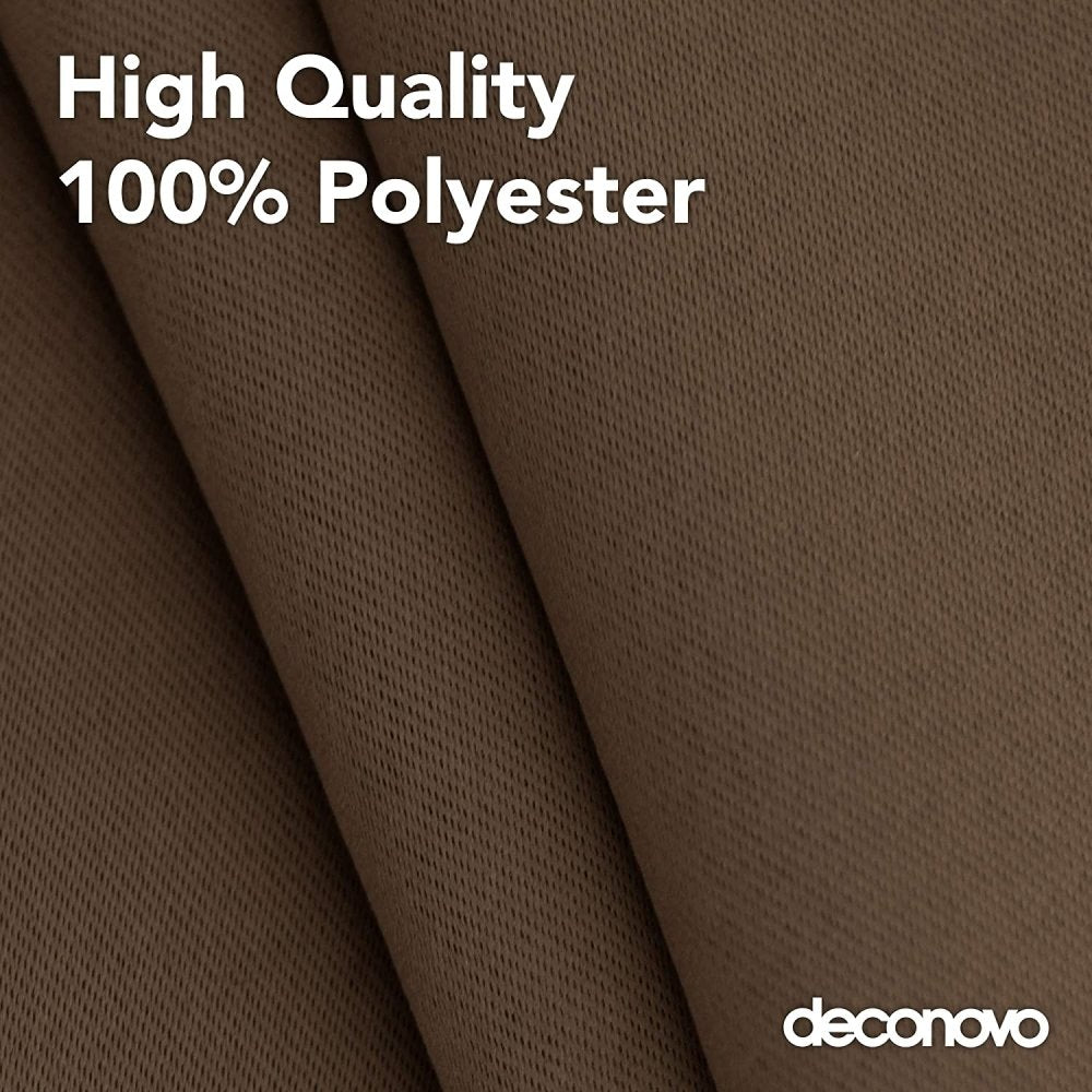 Solid Color Blackout Valance Curtains-Rod Pocket-1 Panel - Deconovo US