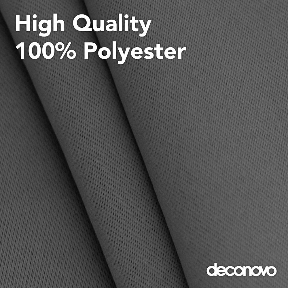 Solid Color Blackout Valance Curtains-Rod Pocket-1 Panel - Deconovo US
