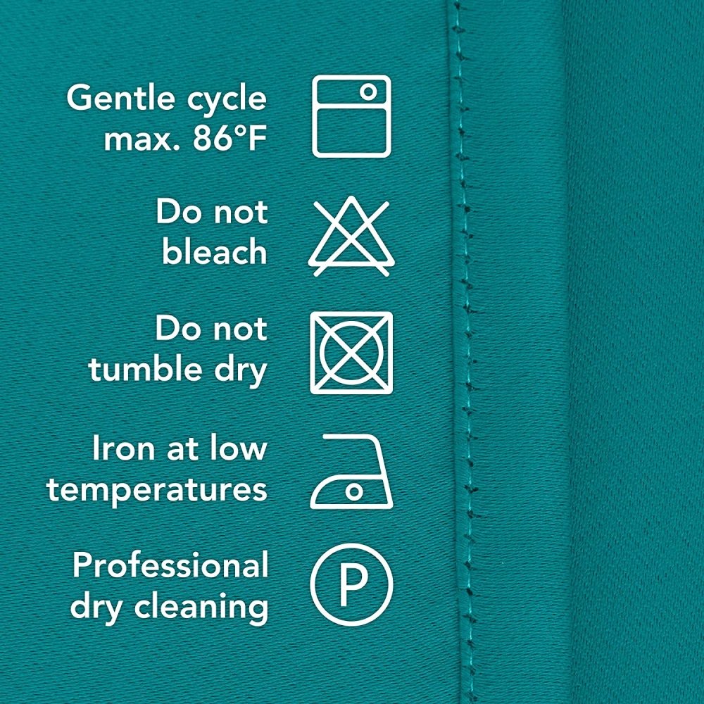 Solid Color Blackout Valance Curtains-Rod Pocket-1 Panel - Deconovo US