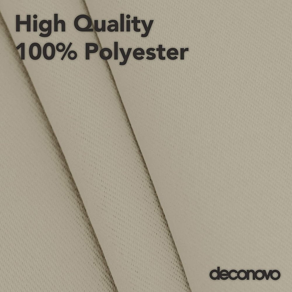 Solid Color Blackout Valance Curtains-Rod Pocket-1 Panel - Deconovo US