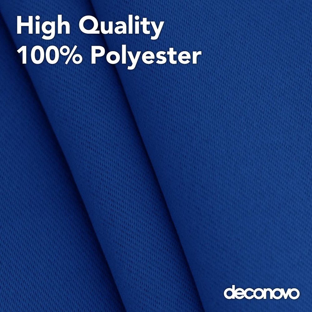 Solid Color Blackout Valance Curtains-Rod Pocket-1 Panel - Deconovo US