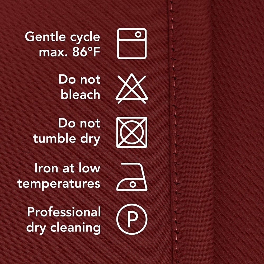 Solid Color Blackout Valance Curtains-Rod Pocket-1 Panel - Deconovo US