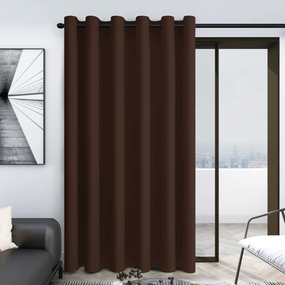 Solid Color Thermal Insulated Blackout Curtains - Grommet - 1 Panel - Deconovo US