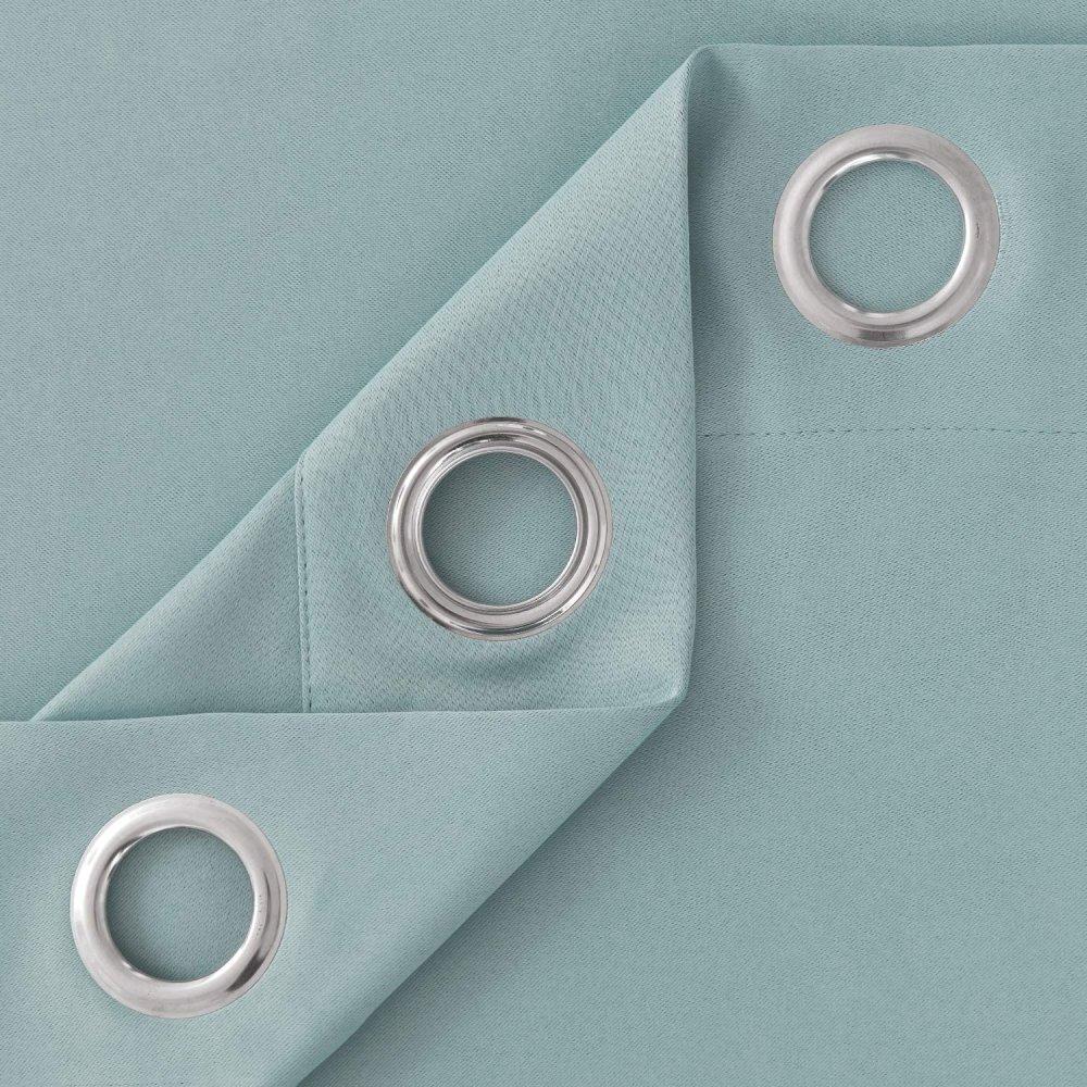 Solid Color Thermal Insulated Blackout Curtains - Grommet - 1 Panel - Deconovo US
