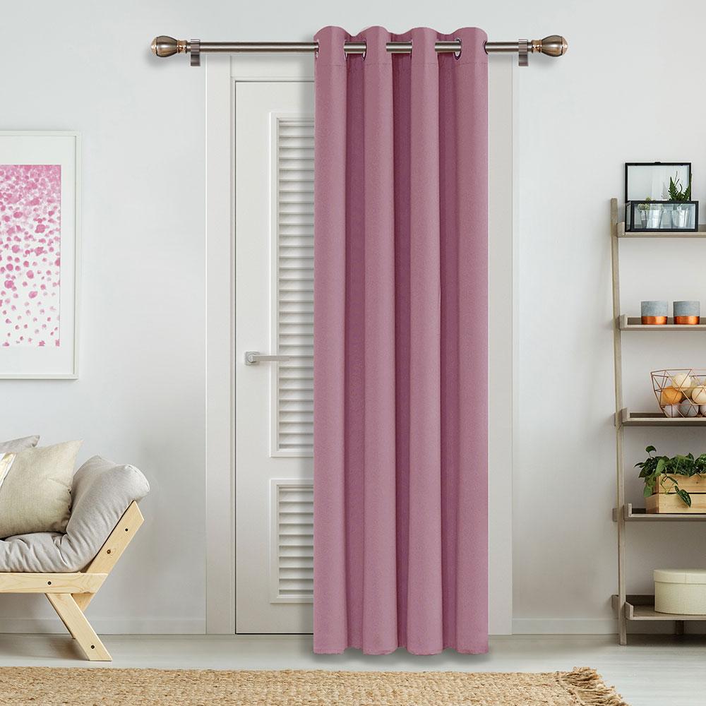 Solid Color Thermal Insulated Blackout Curtains - Grommet - 1 Panel - Deconovo US