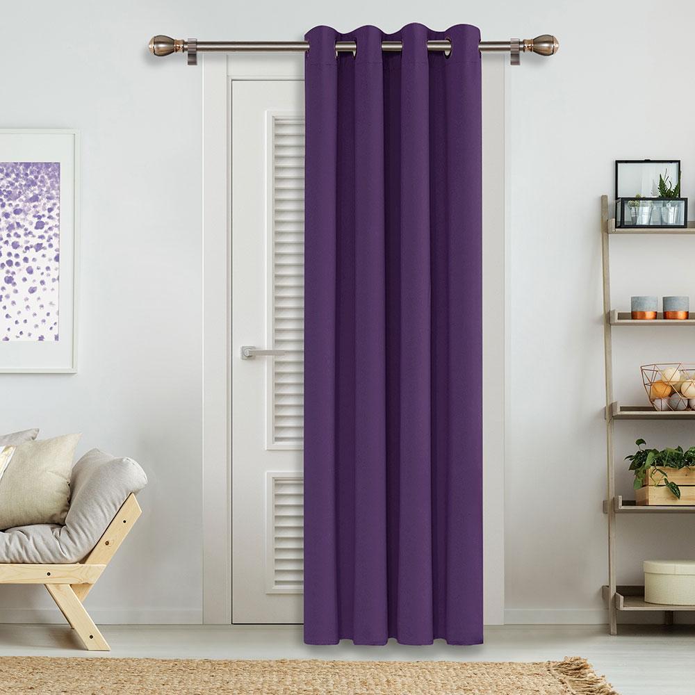 Solid Color Thermal Insulated Blackout Curtains - Grommet - 1 Panel - Deconovo US