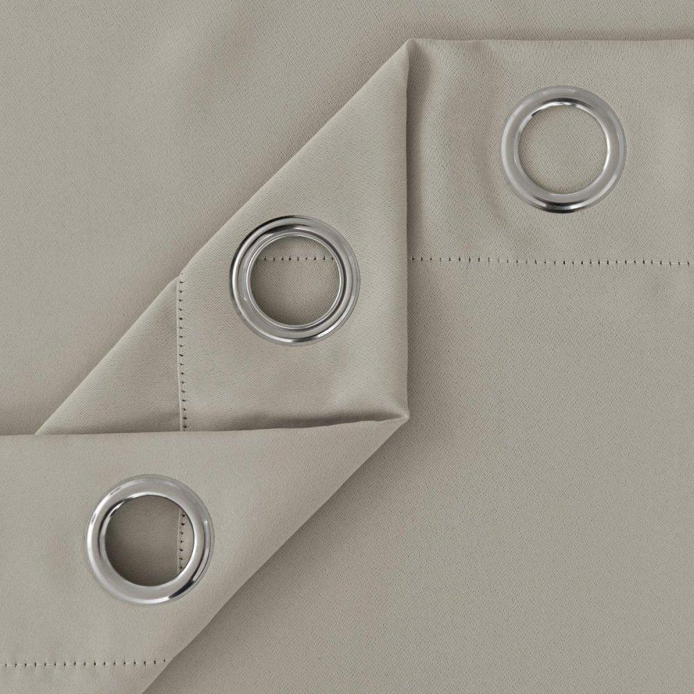 Solid Color Thermal Insulated Blackout Curtains - Grommet - 1 Panel - Deconovo US