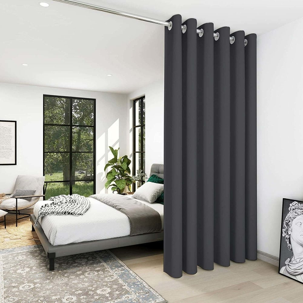 Solid Color Thermal Insulated Blackout Curtains - Grommet - 1 Panel - Deconovo US