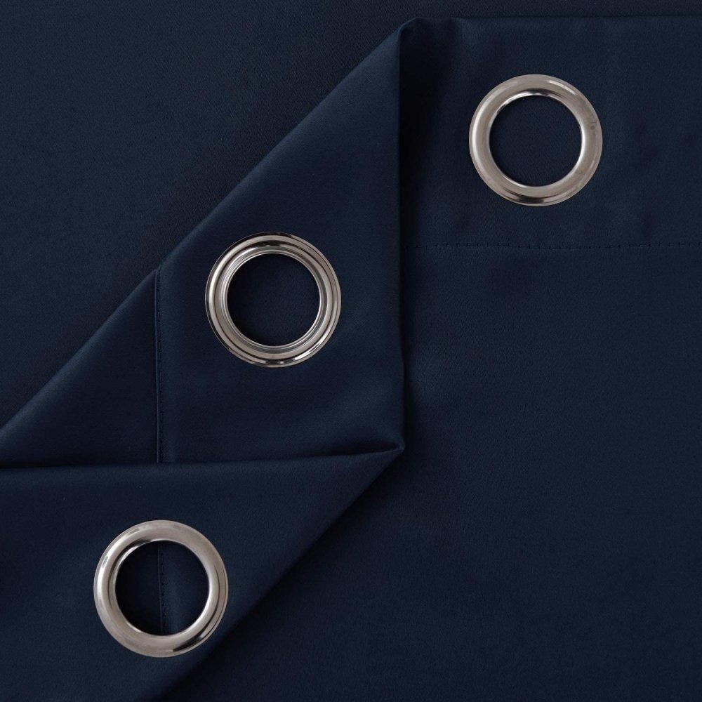 Solid Color Thermal Insulated Blackout Curtains - Grommet - 1 Panel - Deconovo US