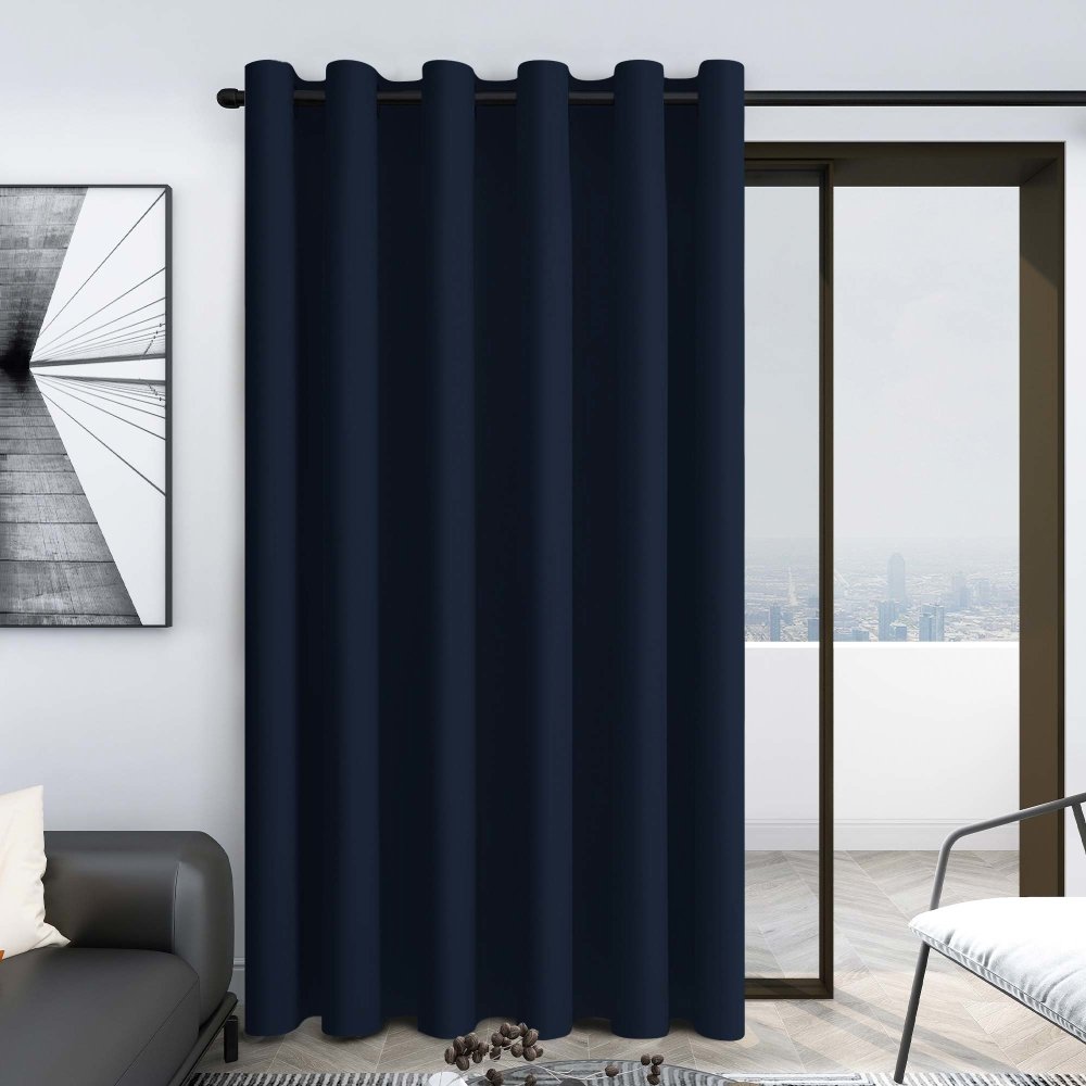 Solid Color Thermal Insulated Blackout Curtains - Grommet - 1 Panel - Deconovo US