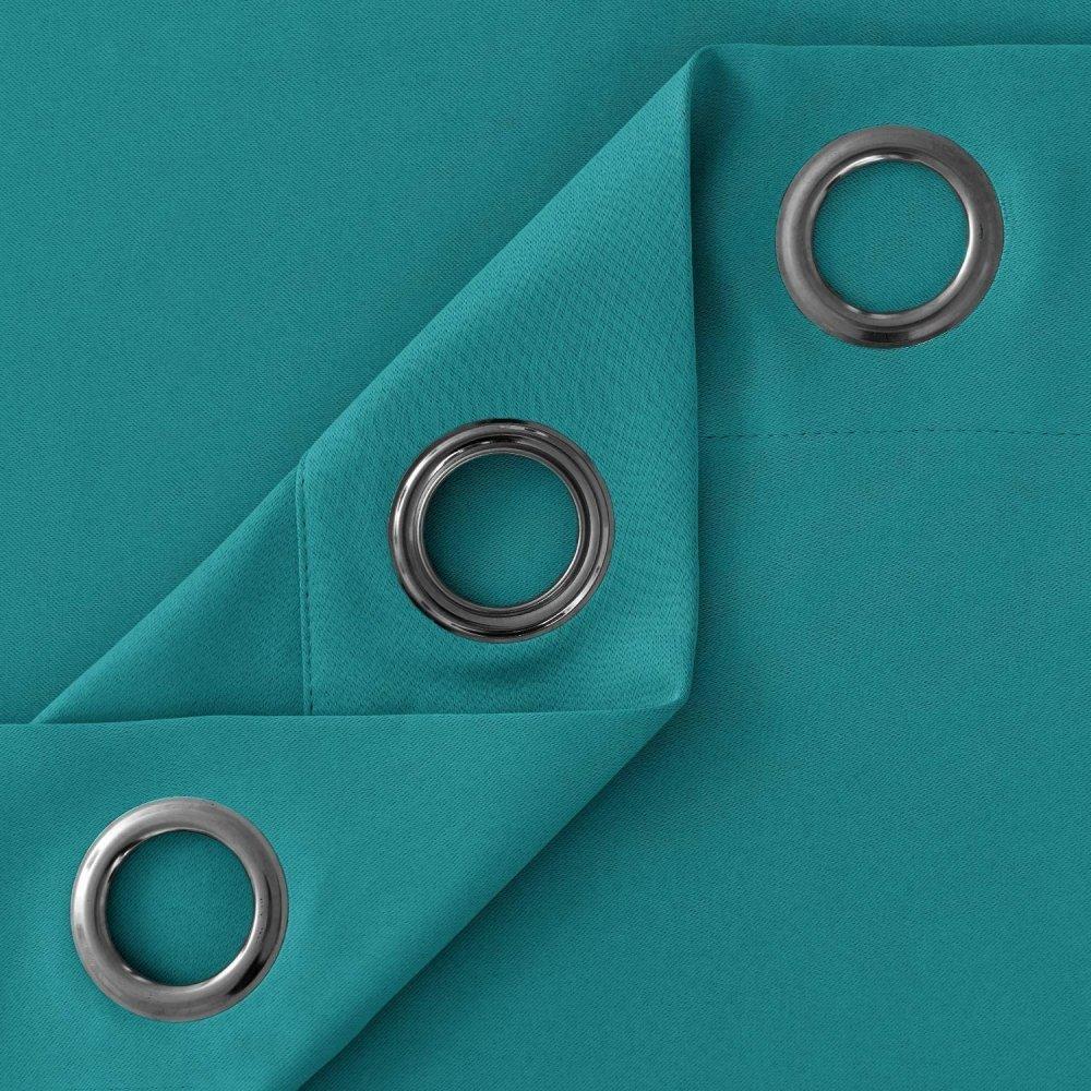 Solid Color Thermal Insulated Blackout Curtains - Grommet - 1 Panel - Deconovo US