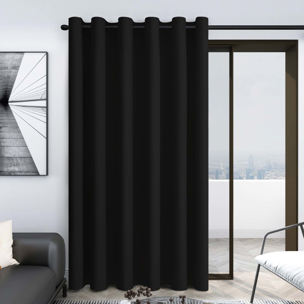Solid Color Thermal Insulated Blackout Curtains - Grommet - 1 Panel - Deconovo US