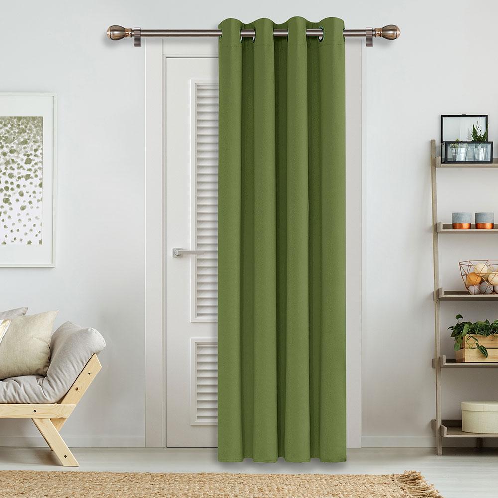 Solid Color Thermal Insulated Blackout Curtains - Grommet - 1 Panel - Deconovo US