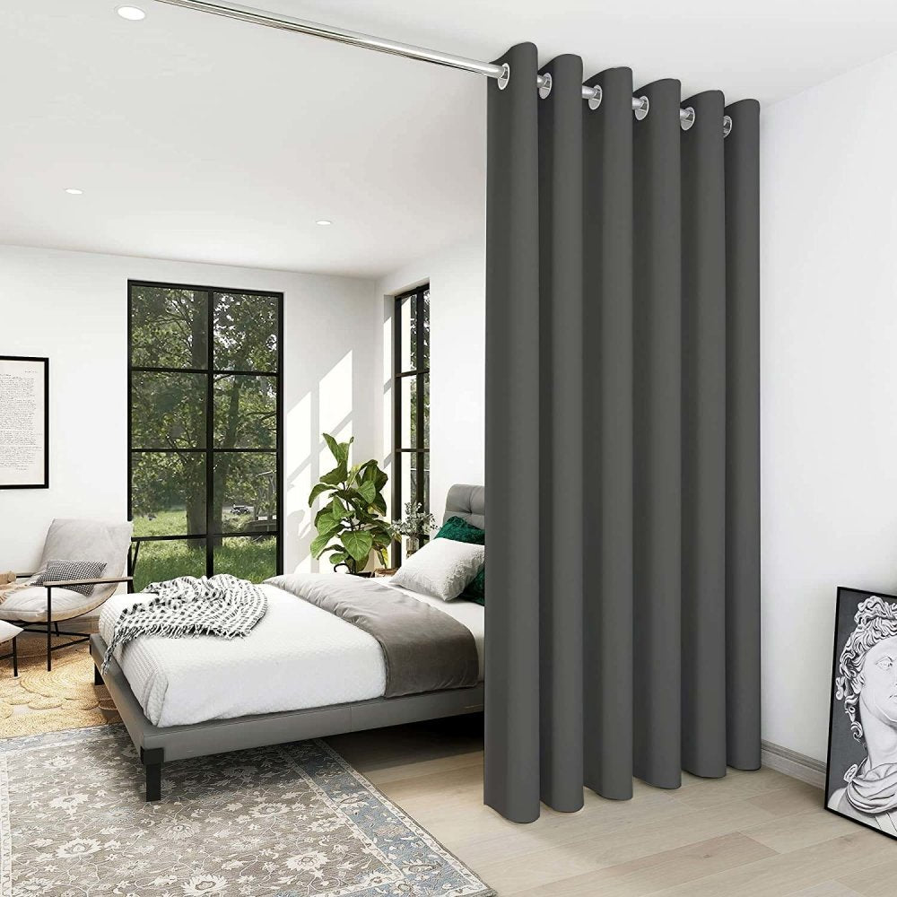 Solid Color Thermal Insulated Blackout Curtains - Grommet - 1 Panel - Deconovo US