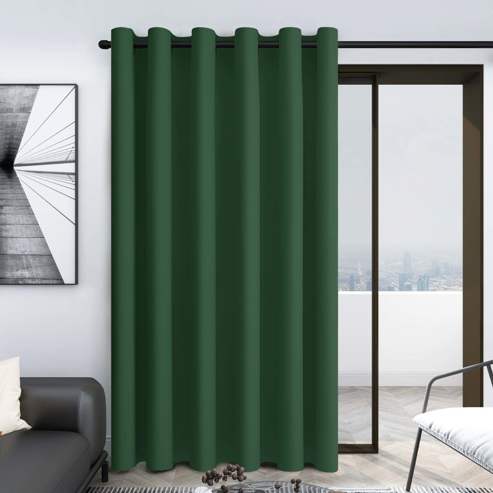 Solid Color Thermal Insulated Blackout Curtains - Grommet - 1 Panel - Deconovo US