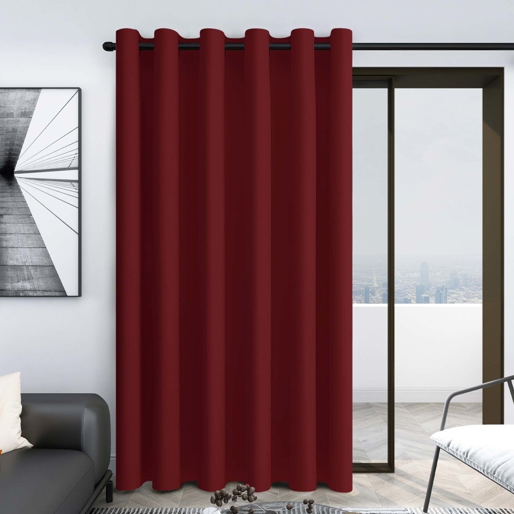 Solid Color Thermal Insulated Blackout Curtains - Grommet - 1 Panel - Deconovo US