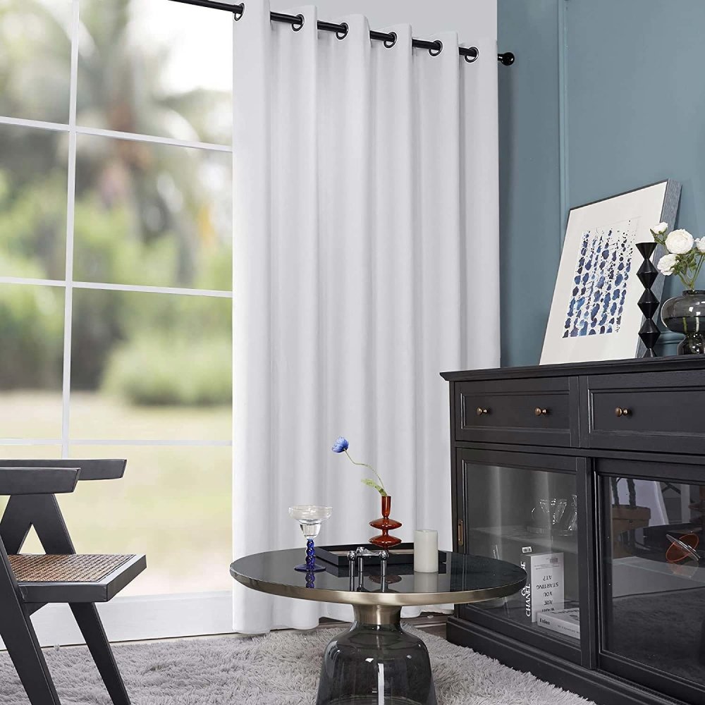 Solid Color Thermal Insulated Blackout Curtains - Grommet - 1 Panel - Deconovo US