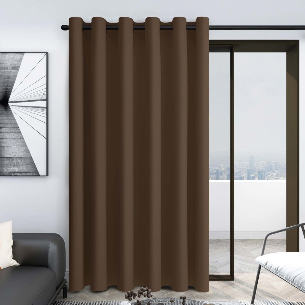Solid Color Thermal Insulated Blackout Curtains - Grommet - 1 Panel - Deconovo US