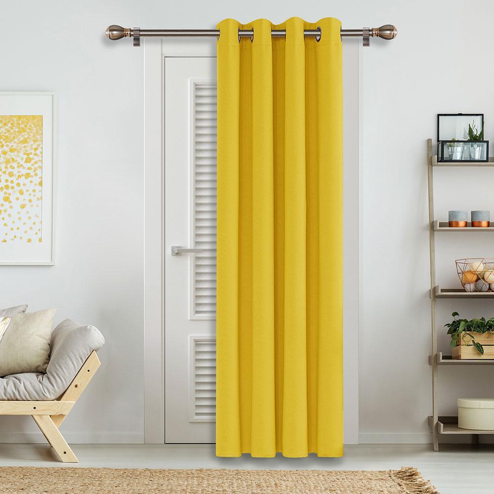 Solid Color Thermal Insulated Blackout Curtains - Grommet - 1 Panel - Deconovo US