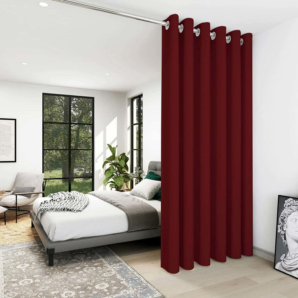 Solid Color Thermal Insulated Blackout Curtains - Grommet - 1 Panel - Deconovo US