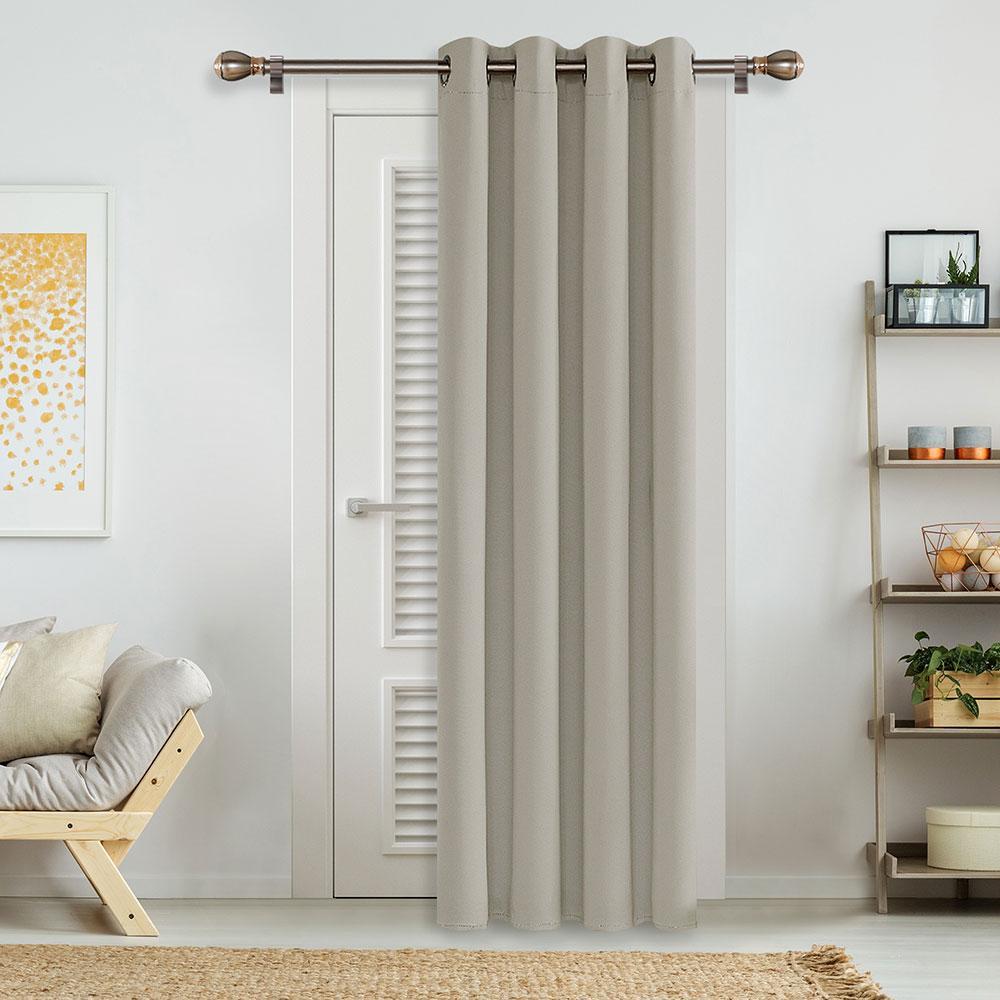 Solid Color Thermal Insulated Blackout Curtains - Grommet - 1 Panel - Deconovo US