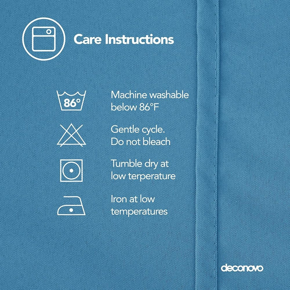 Solid Color Water Resistant Tablecloth - Oxford - Deconovo US